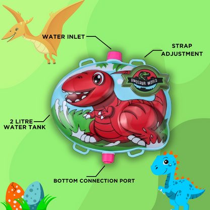 Dinosaur Water Tank with Mist Gun