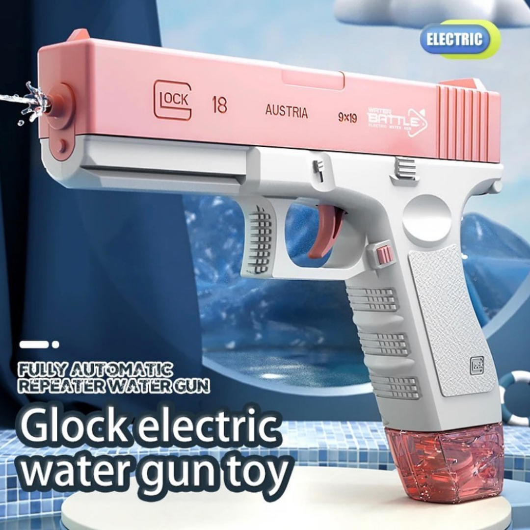 G Lock Electric Water Gun with Magazine | Pink