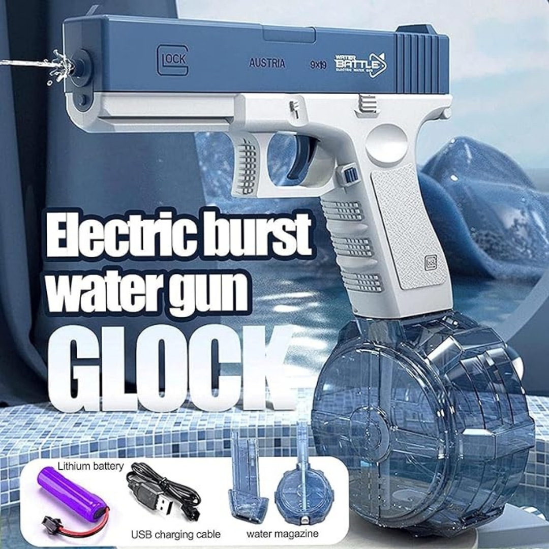 G Lock Electric Water Gun with Tank | Blue