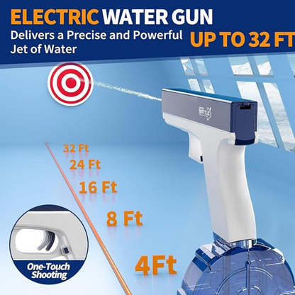 G Lock Electric Water Gun with Tank | Blue