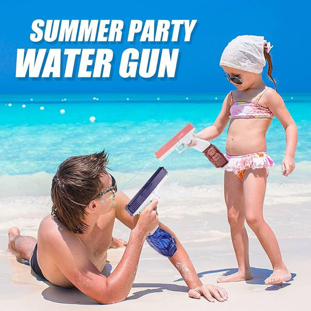 G Lock Electric Water Gun with Tank | Pink