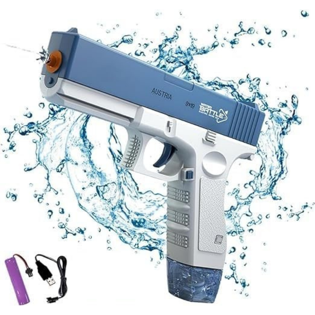 G Lock Electric Water Gun with Magazine | Blue