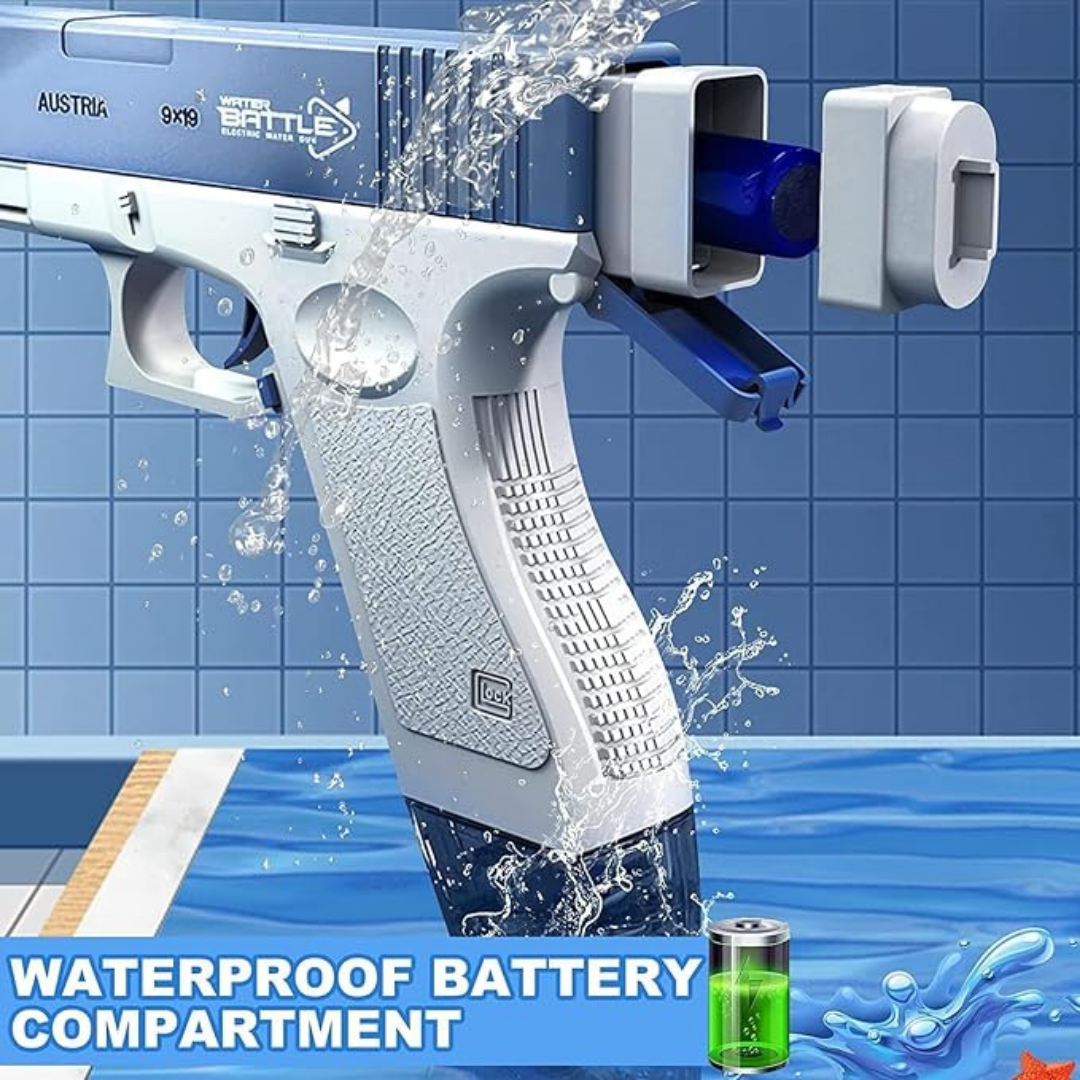 G Lock Electric Water Gun with Magazine | Blue