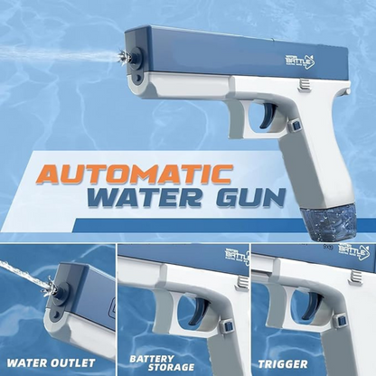 G Lock Electric Water Gun with Magazine | Blue