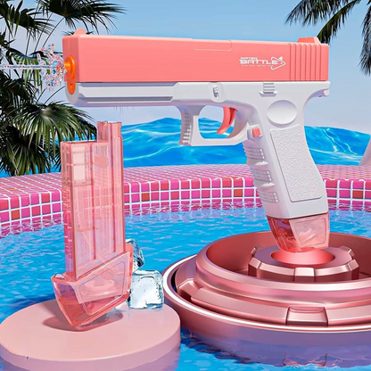 G Lock Electric Water Gun with Magazine | Pink